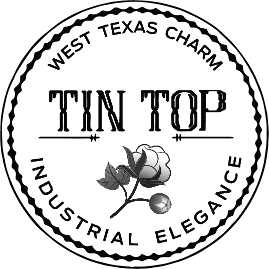 Tin Top Gin Venue Logo in Lubbock TX